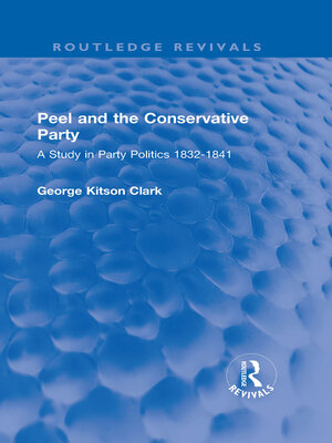 cover image of Peel and the Conservative Party